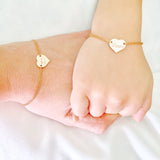 Rose Gold Heart Bracelet