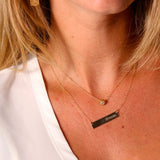 Classic Bar Necklace. The Jessica