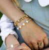 Gold Bead & Pearl Bracelet